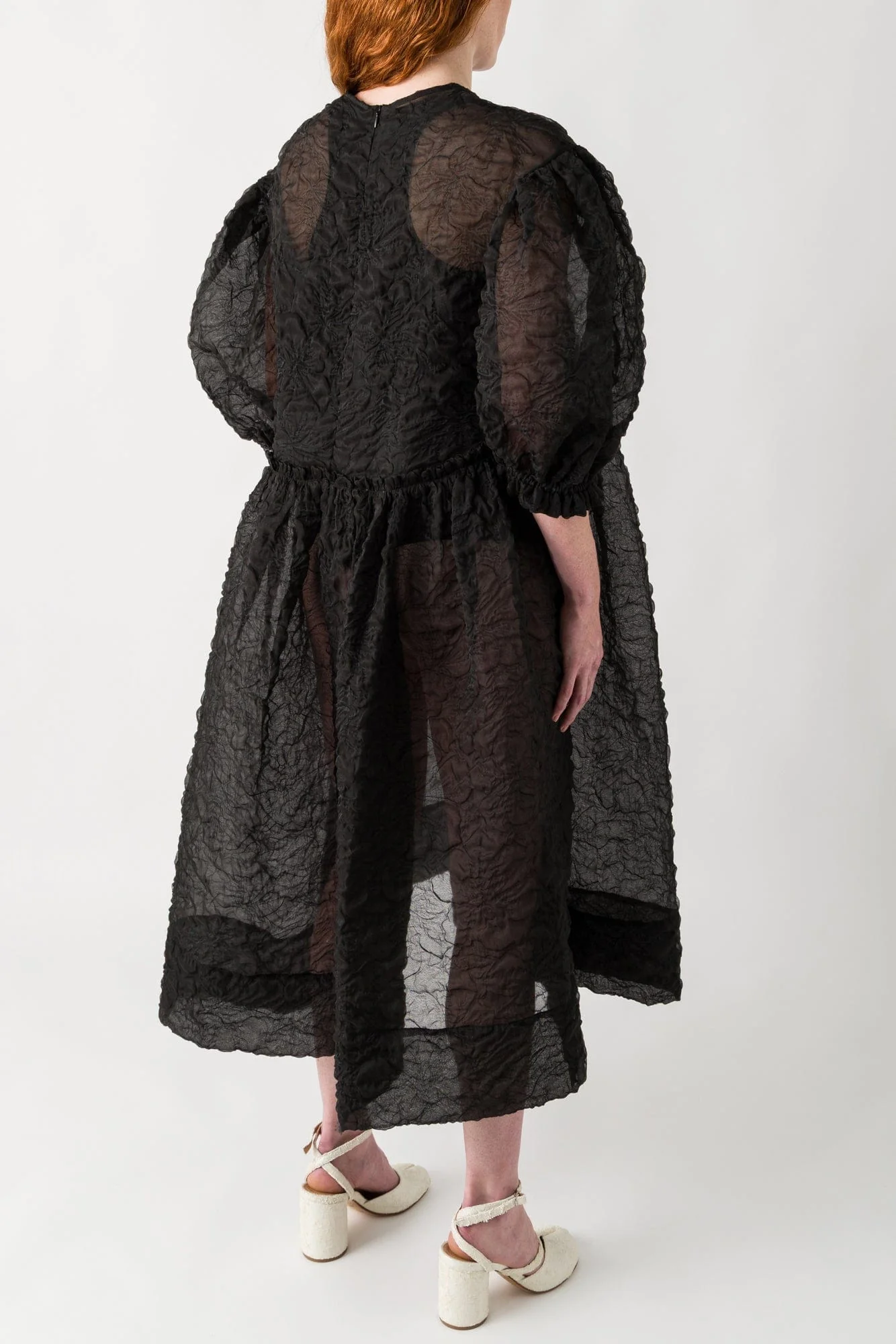 Simone Rocha Ruffle Frill Detail Smock Dress - Image 3