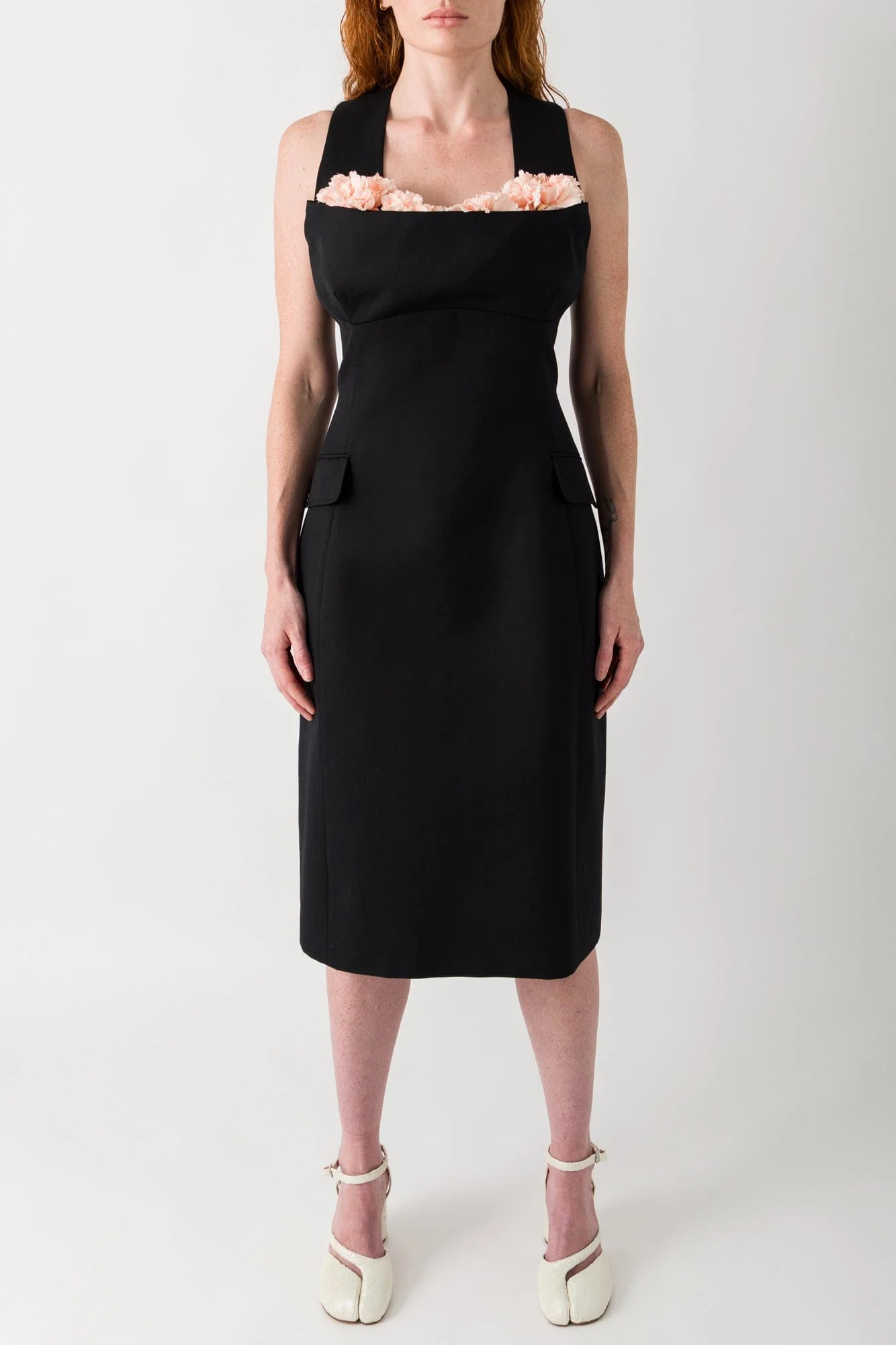 Simone Rocha Stuffed Carnation Balconette Bust Dress