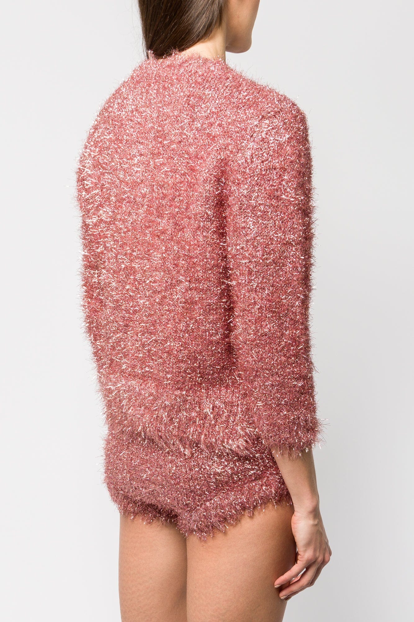 Simone Rocha Tinsel Knit Sweater Jacket - Image 3