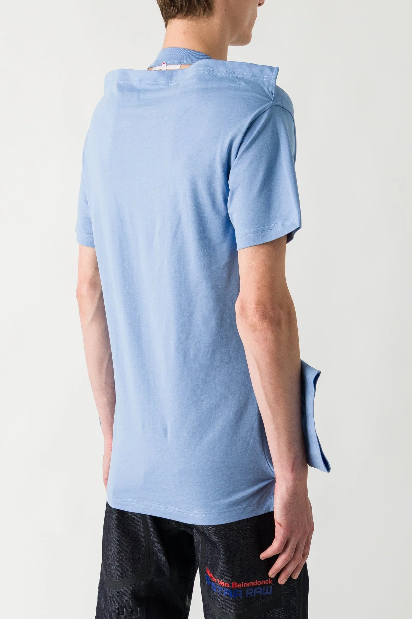 Walter Van Beirendonck HAPPY/SAD Turnable T in Placid Blue SS25 - Image 3
