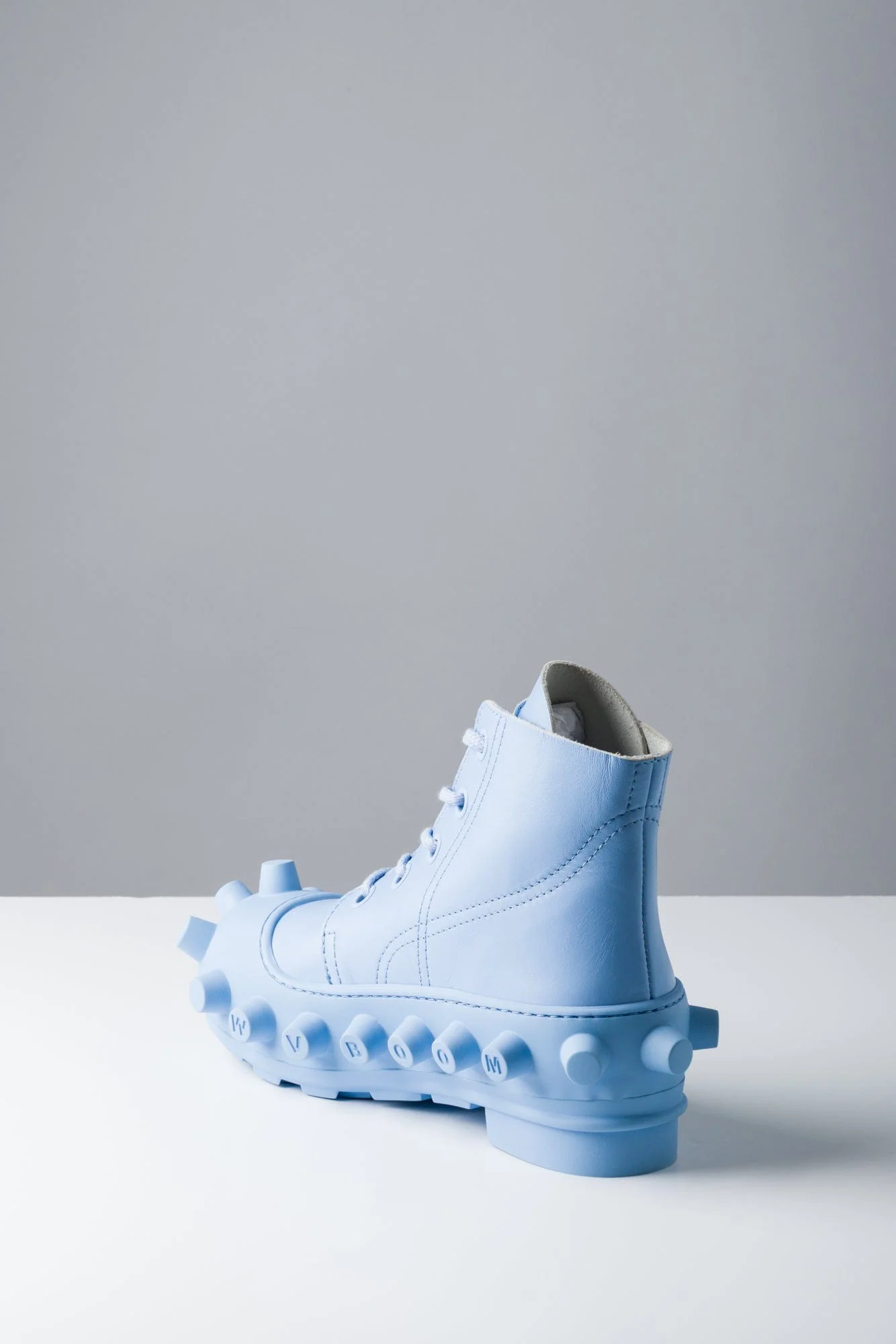 Walter Van Beirendonck Mid Boom Boots in Placid Blue SS25 - Image 4