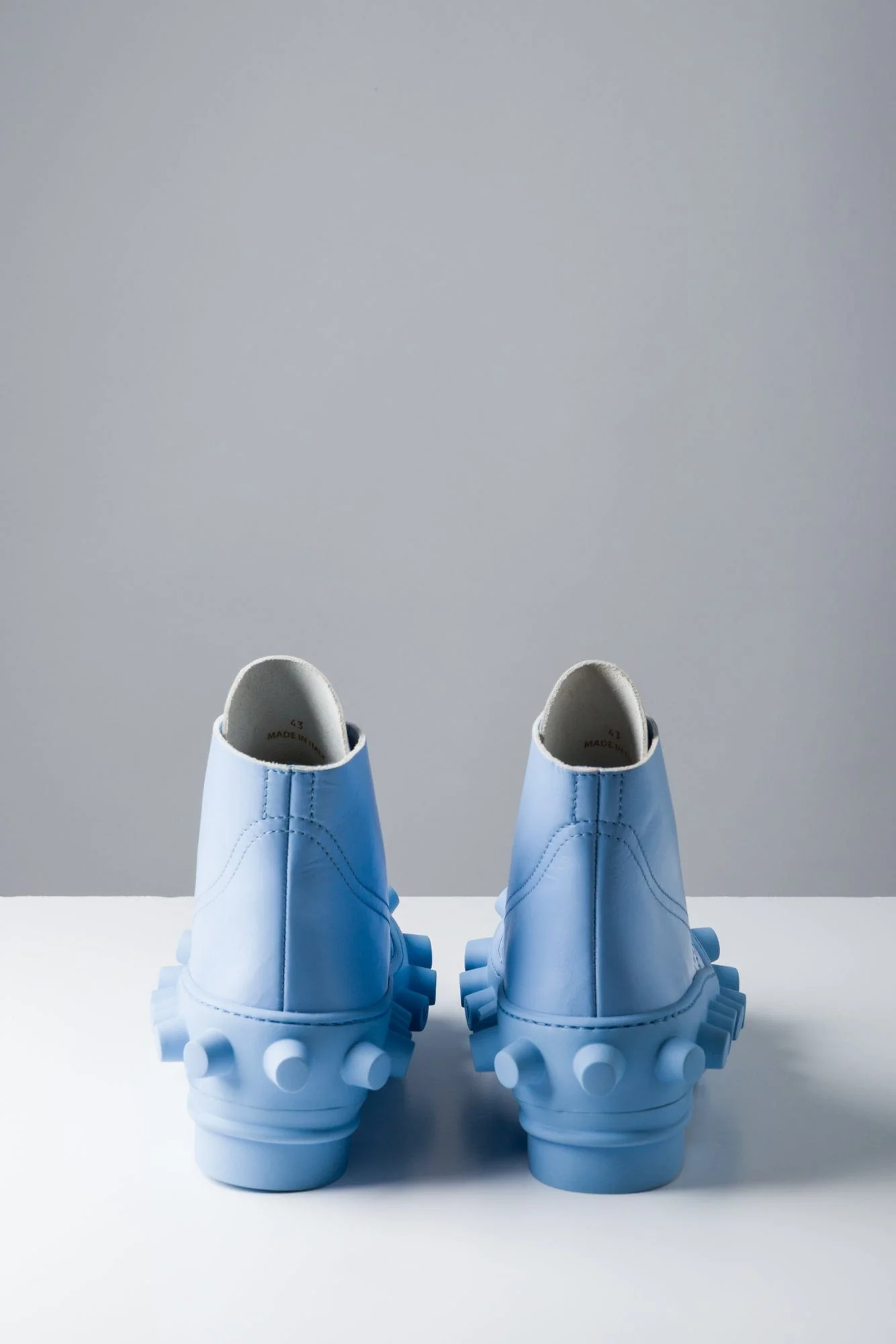 Walter Van Beirendonck Mid Boom Boots in Placid Blue SS25 - Image 5