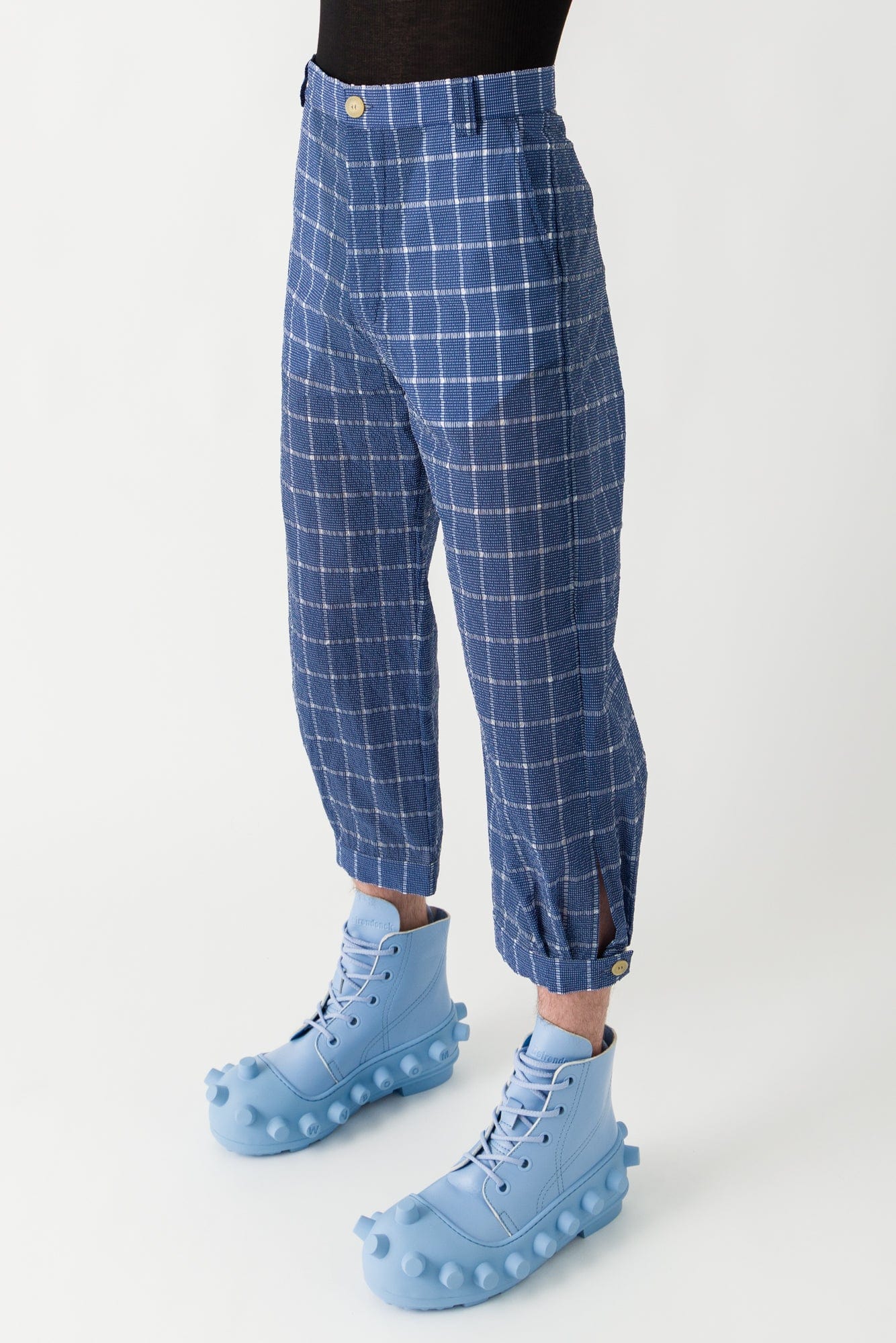 Walter Van Beirendonck Moon Pants in Blue SS25 - Image 2