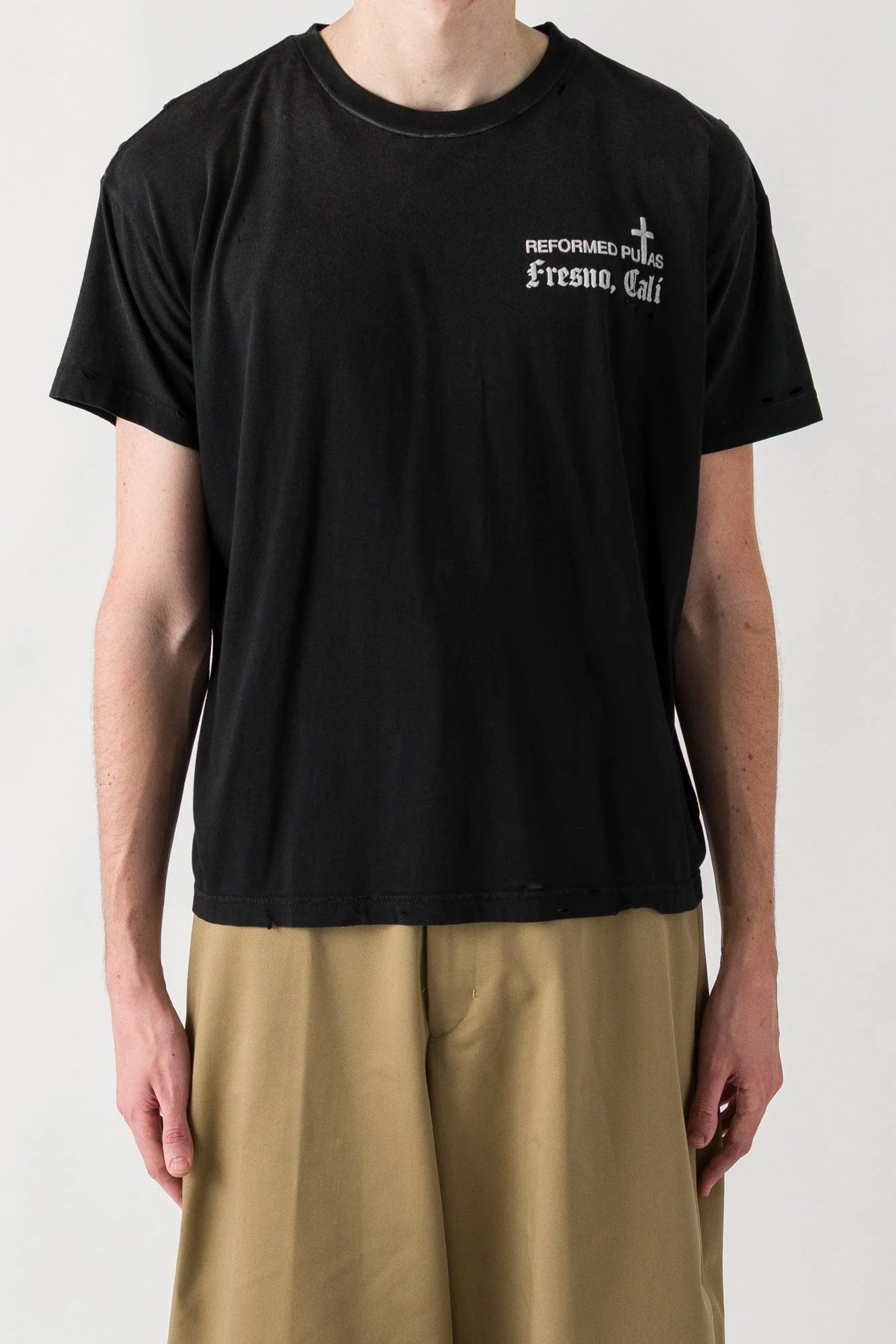 Willy Chavarria Reformed Putas Destroyed Easy Tee
