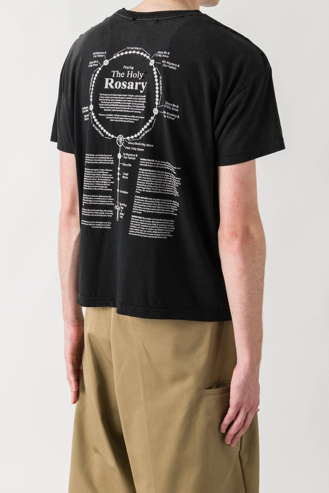 Willy Chavarria Reformed Putas Destroyed Easy Tee - Image 3
