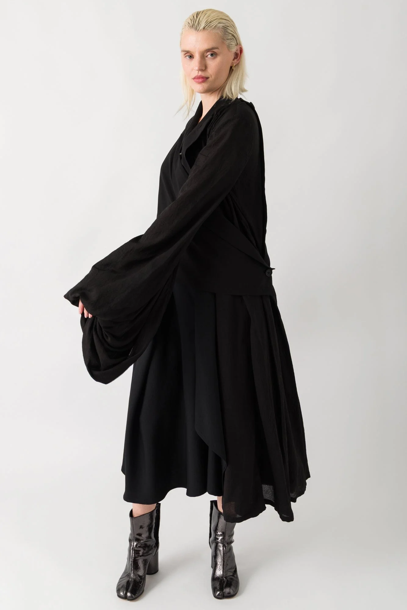 Yohji Yamamoto Balloon Sleeve Wrap Jacket - Image 4