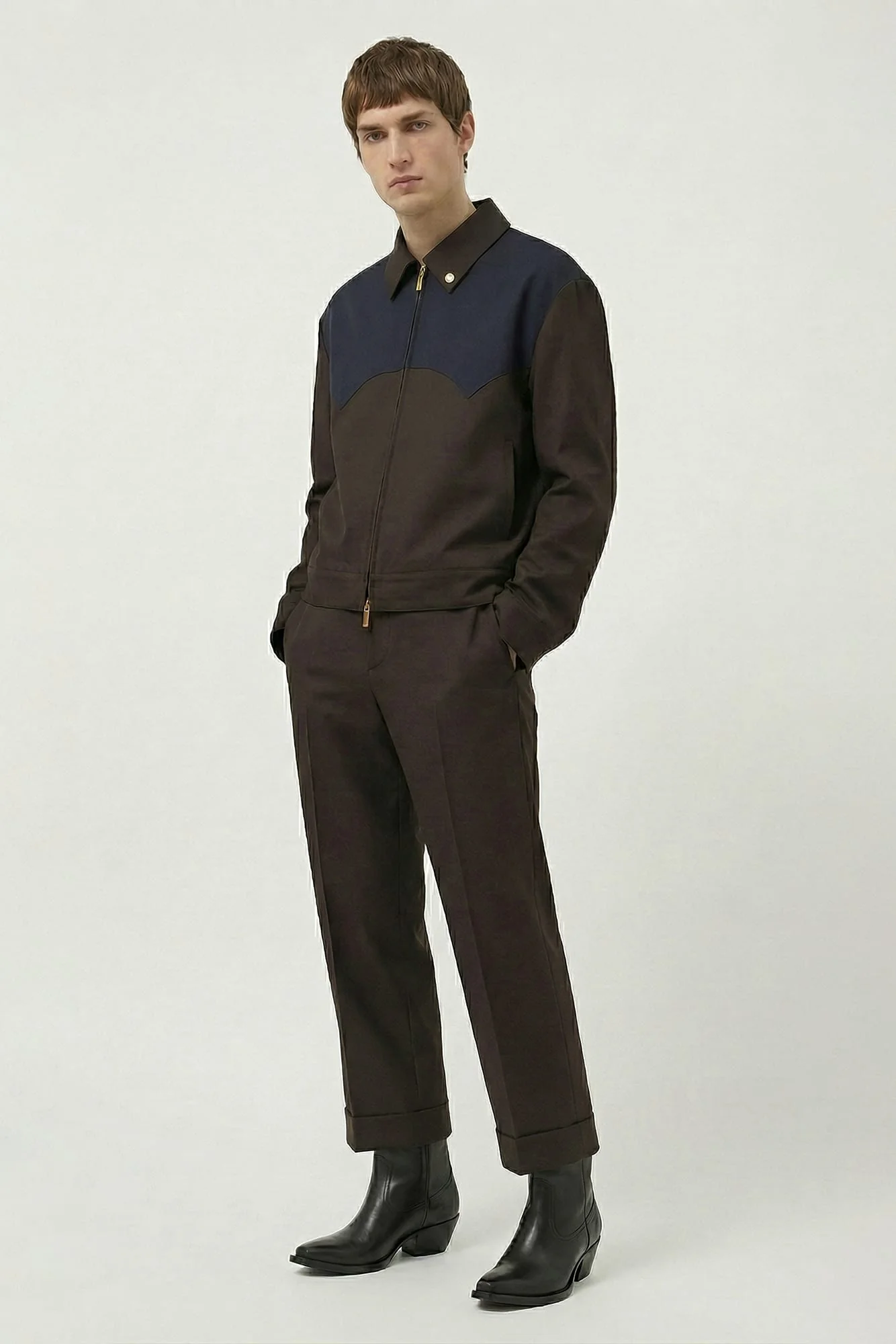 Versace Wool Tailoring Blouson - Image 4