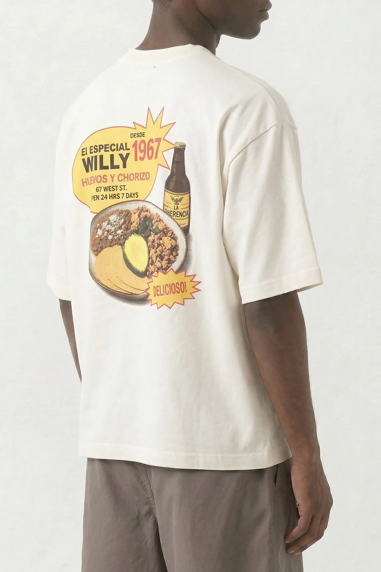 Willy Chavarria Willy's Taco Shop Buffalo Tee - Image 3