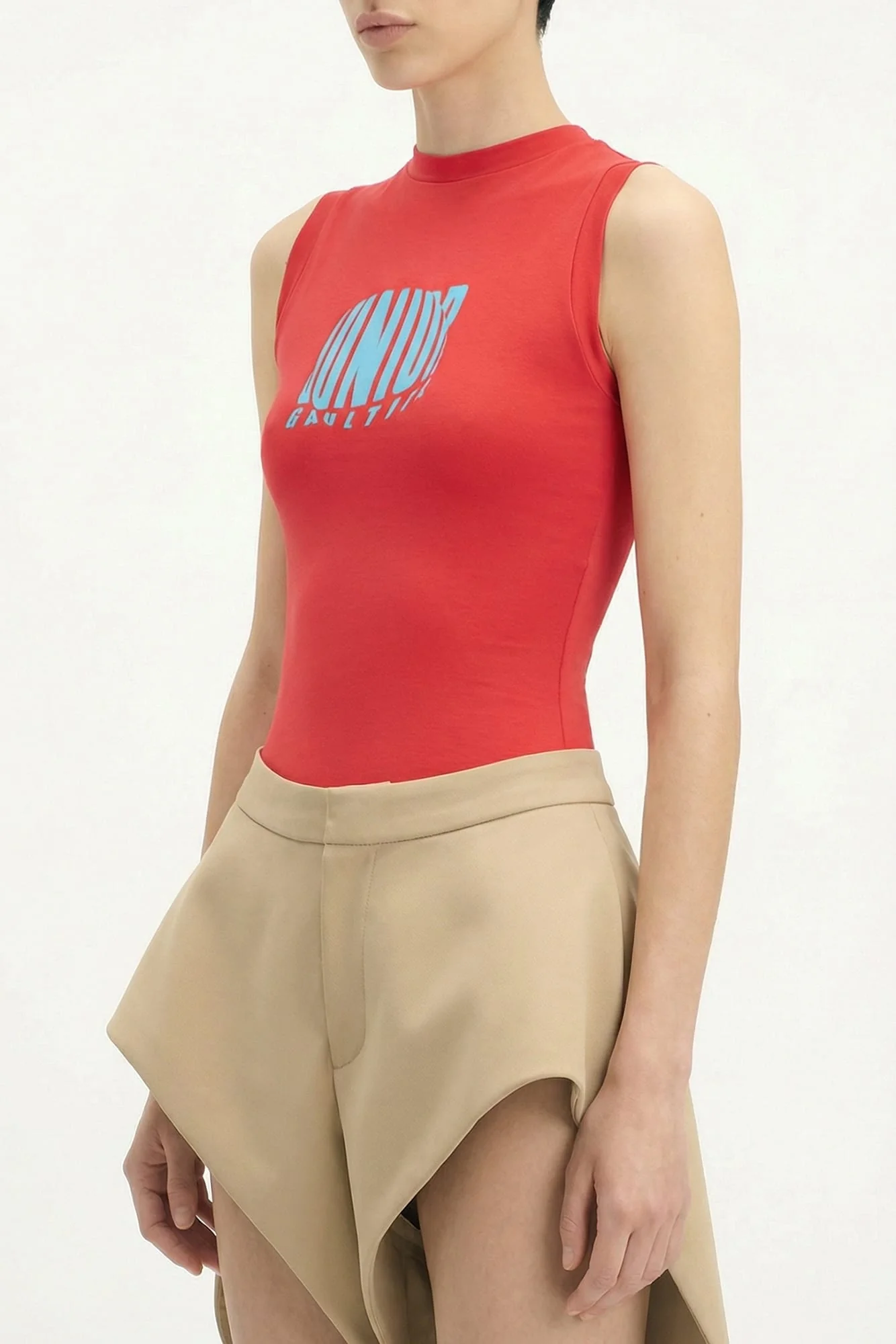 Jean Paul Gaultier Stretch Jersey Tank Top SS26 - Image 2