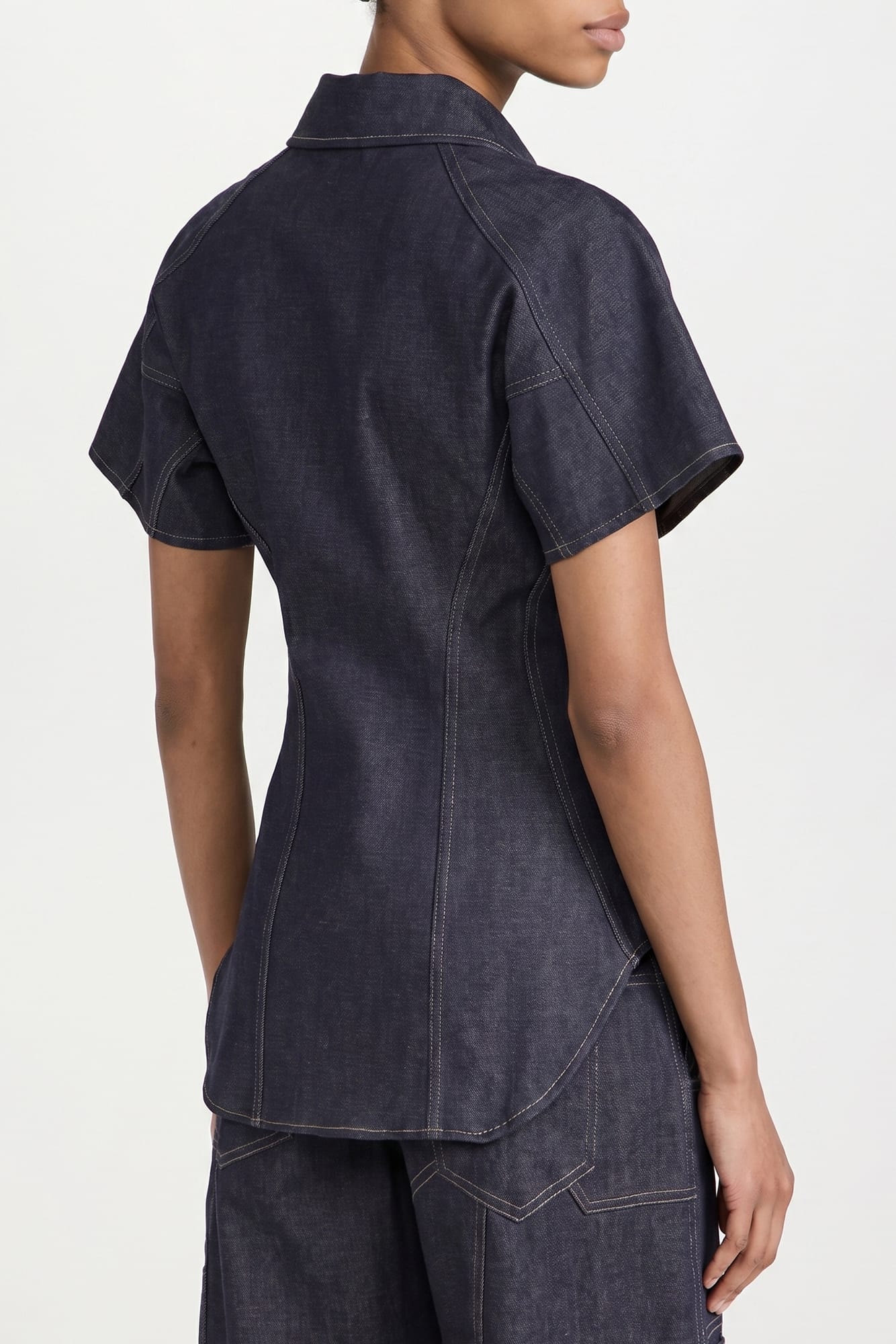 Tolu Coker Panelled Contoured Bustier Blouse SS26 - Image 3