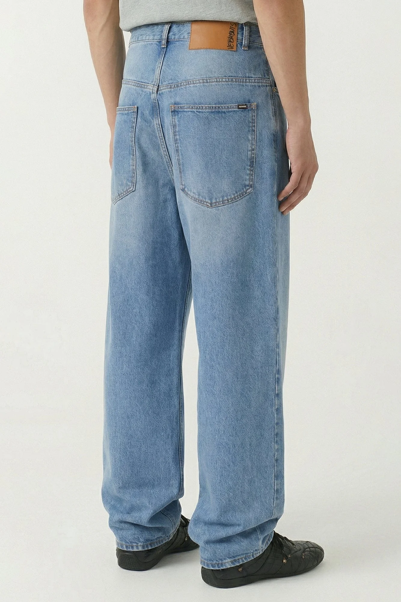 Vetements Made in Europe Jeans in Blue - Image 3