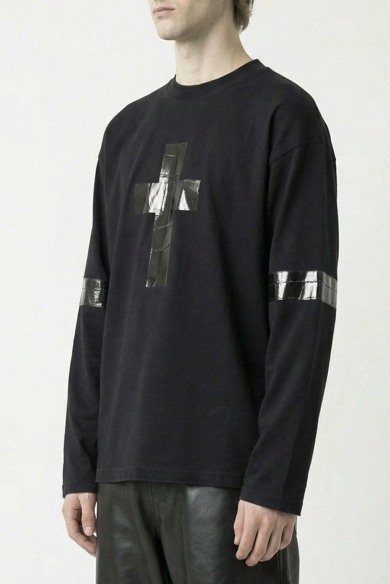 Vetements Taped Long Sleeve in Black - Image 2