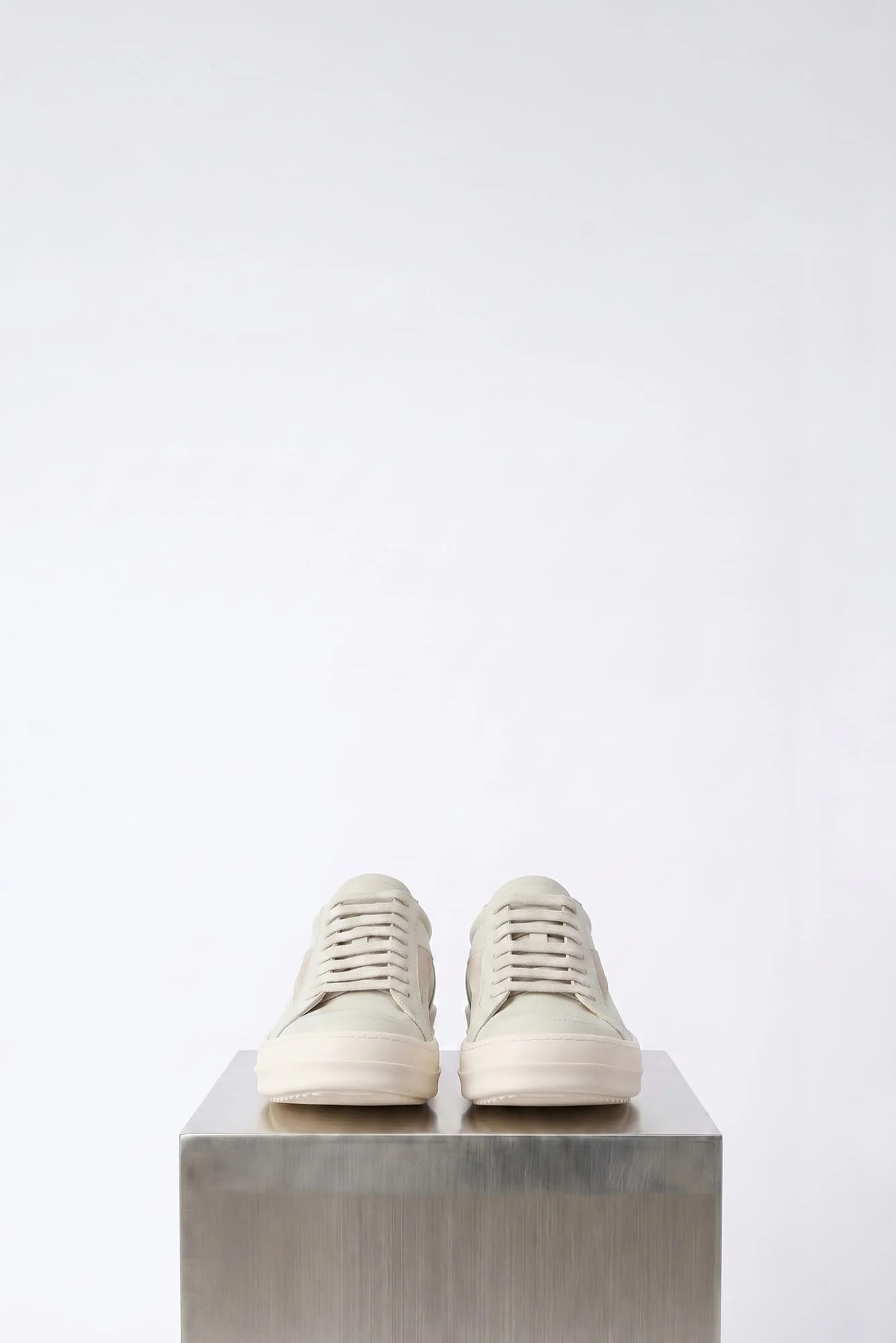 Rick Owens Vintage Sneaks in Dirty Milk - Image 3