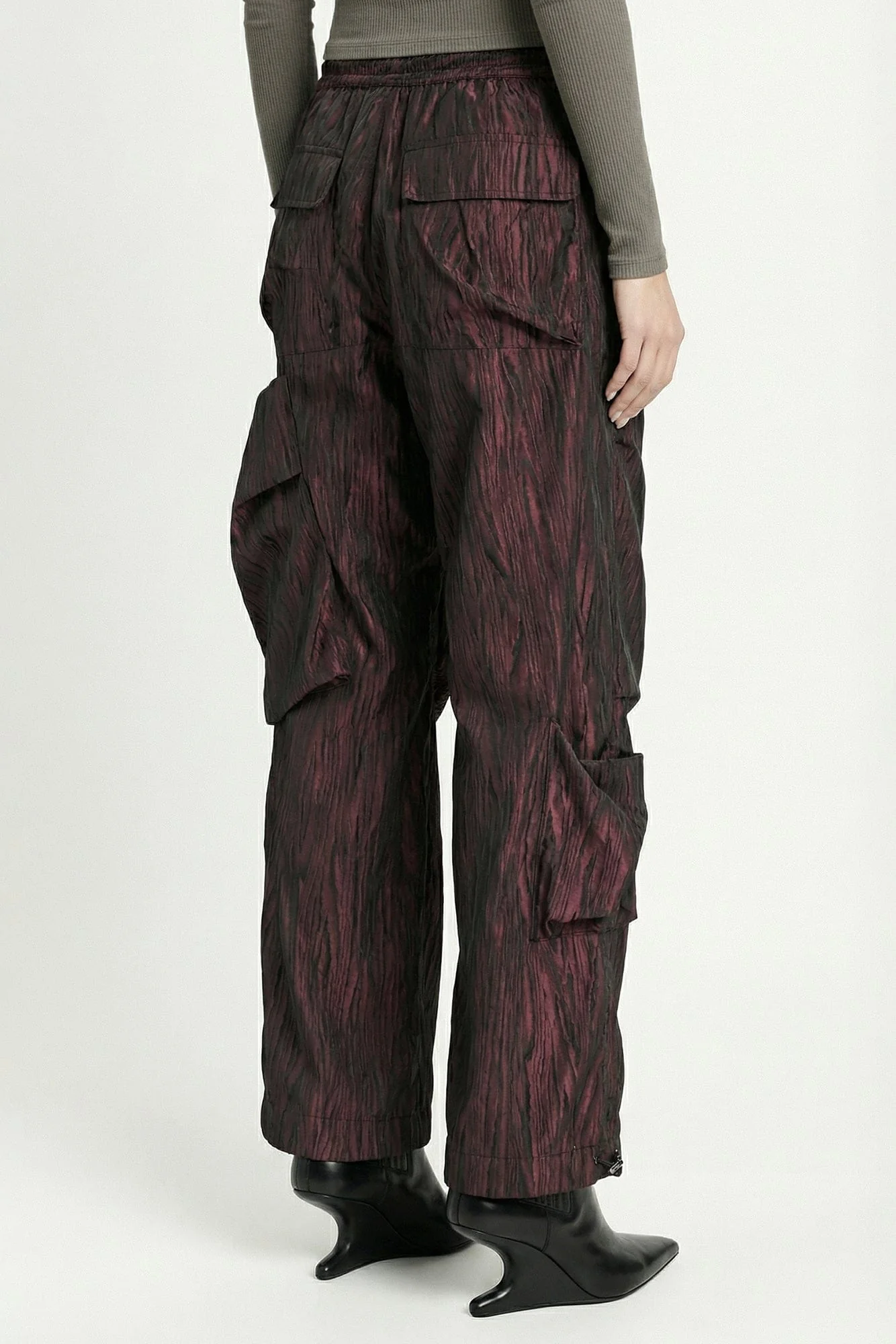 Vivienne Westwood Achilles Drawstring Trousers in Bordeaux - Image 3