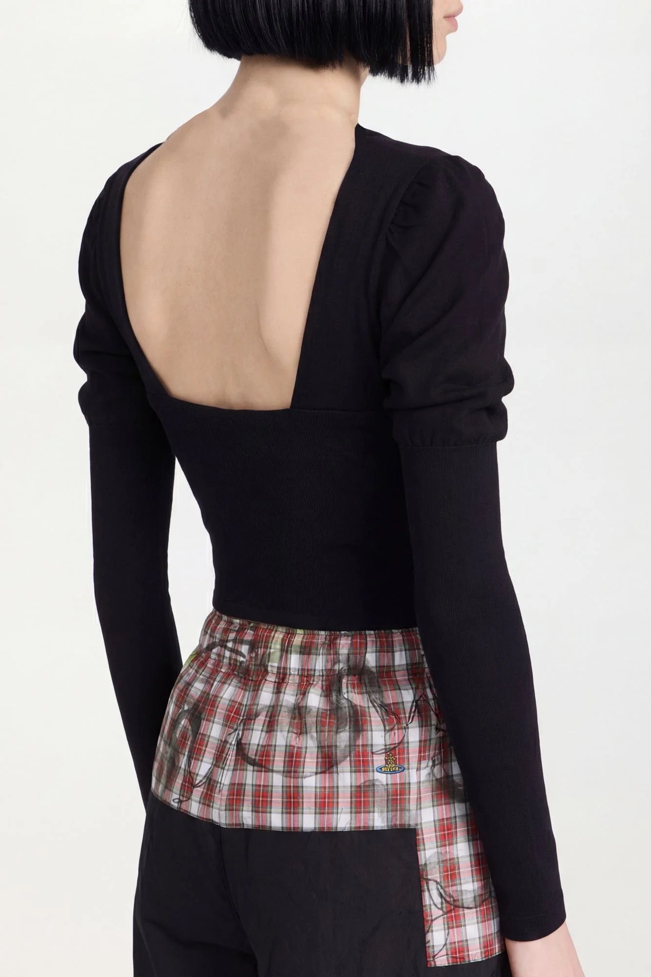 Vivienne Westwood Bea Corset Cardigan in Black - Image 3