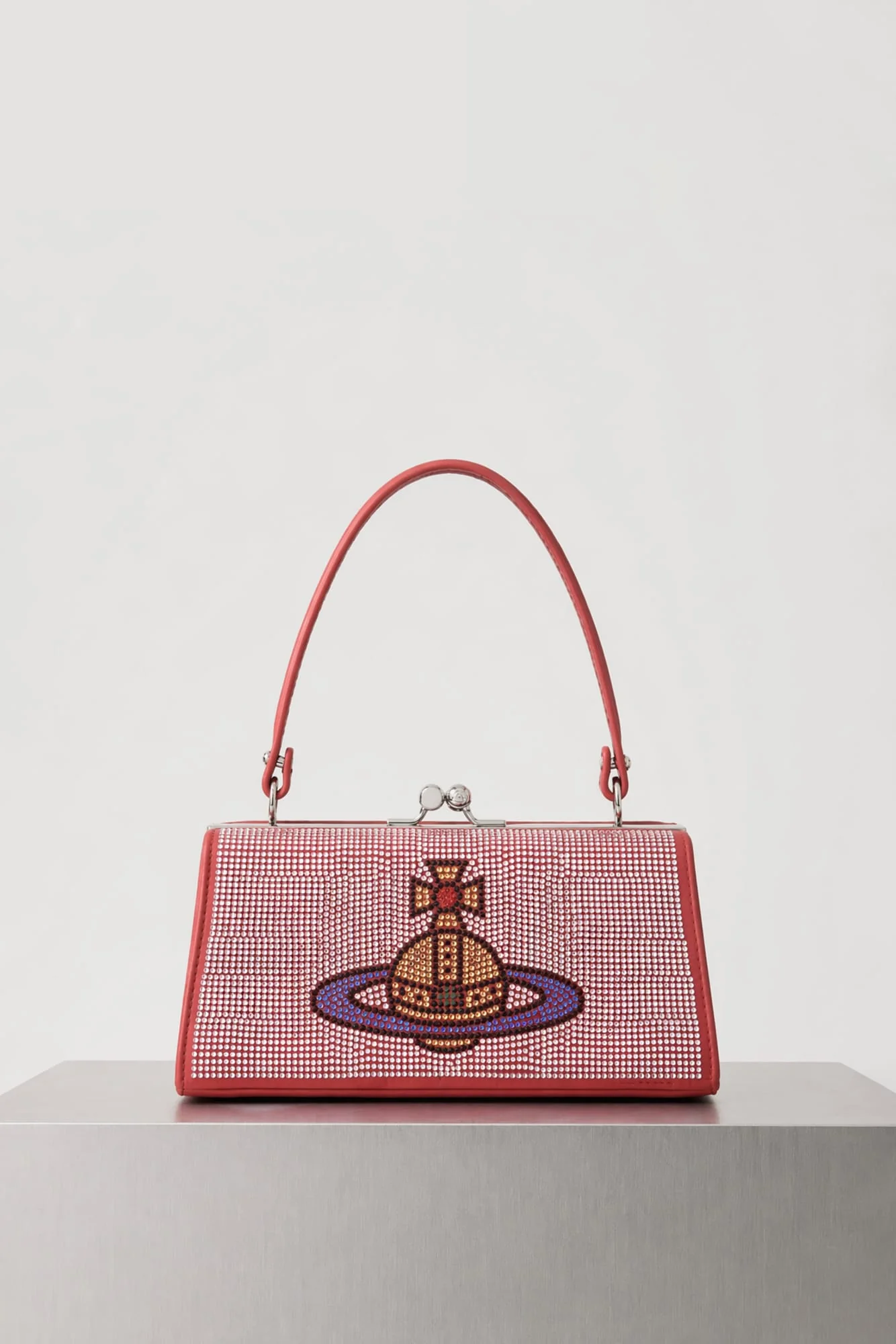 Vivienne Westwood Doll XL Frame Purse in Pink