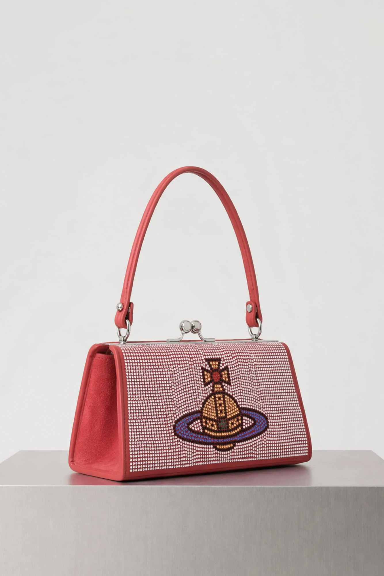Vivienne Westwood Doll XL Frame Purse in Pink - Image 2