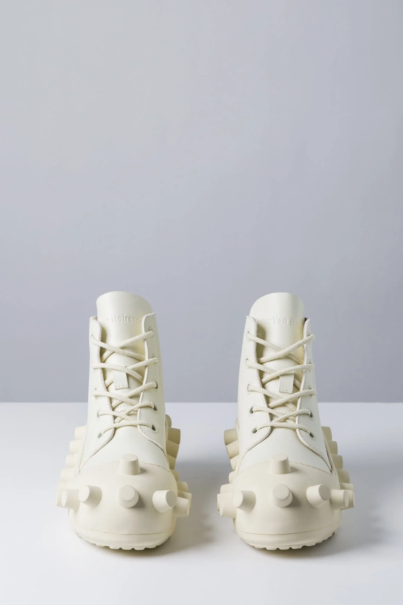 Walter Van Beirendonck Mid Boom Boots in Milk - Image 3