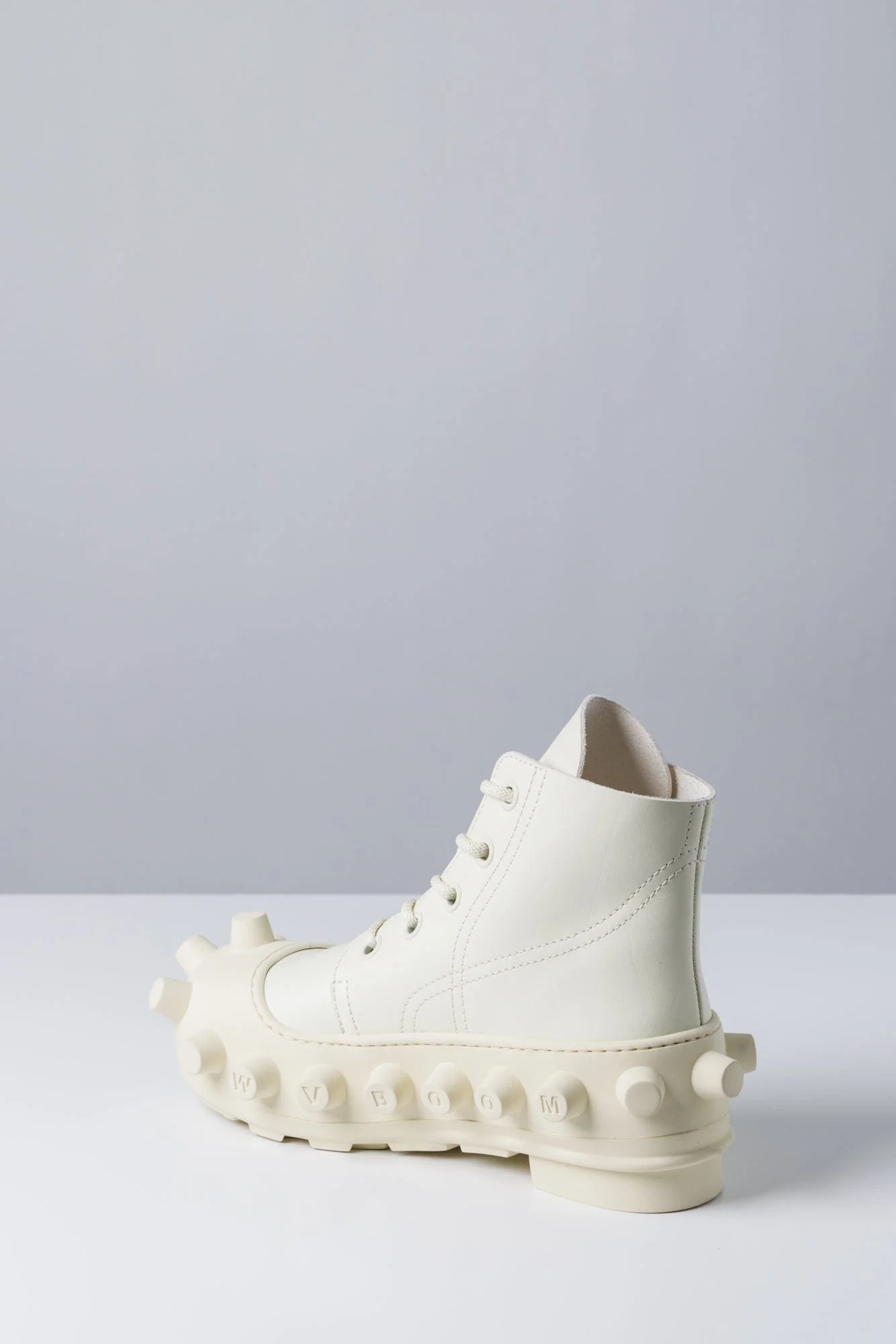 Walter Van Beirendonck Mid Boom Boots in Milk - Image 4