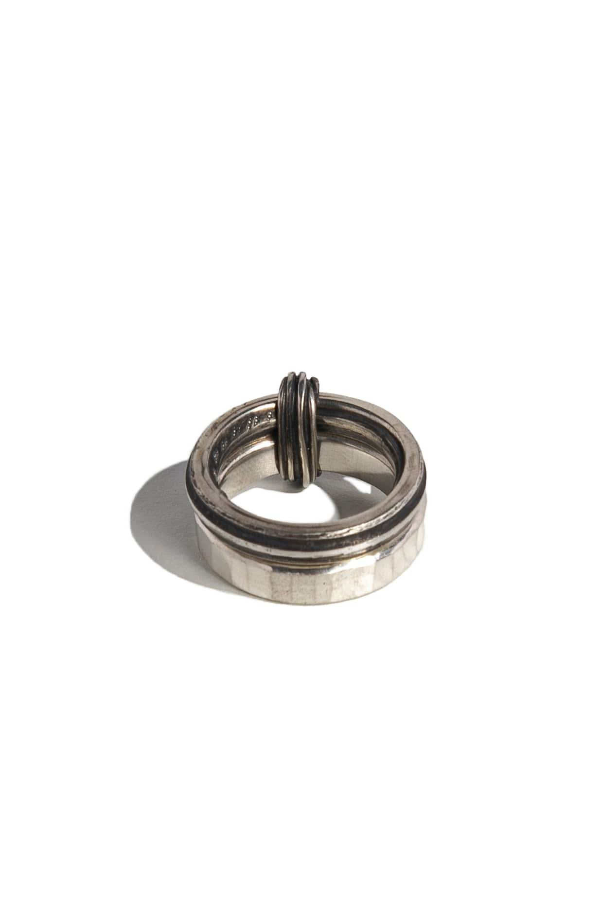 Werkstatt München Silver Connected Tape Ring - Image 5
