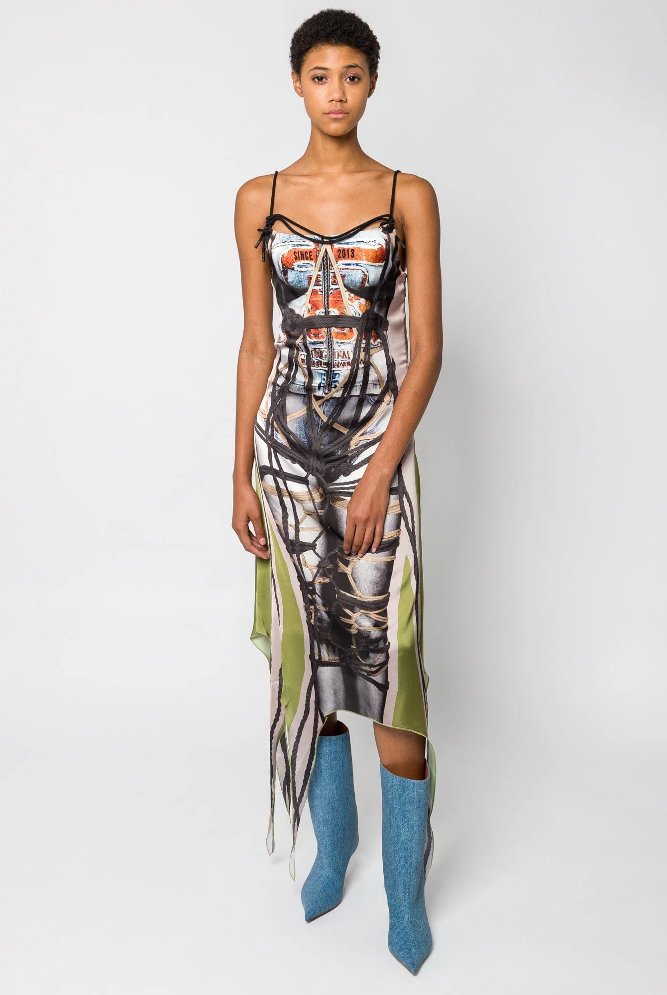 Y/Project Bondage Print Dress - Image 4