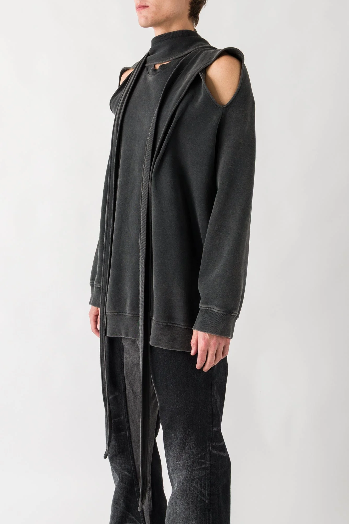 Y/Project Multiscarf Pinched Logo Sweatshirt - Image 2